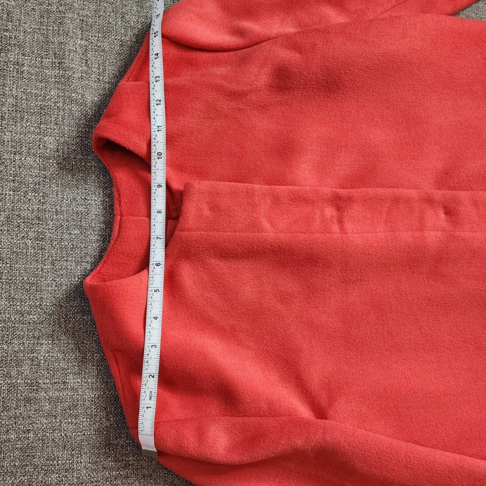 BB Dakota Catina Coral Red Coat Wool Blend Size Medium - Picture 11 of 15